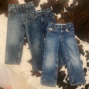 Wrangler Cinch Little Boys Jeans Lot 4 Slim